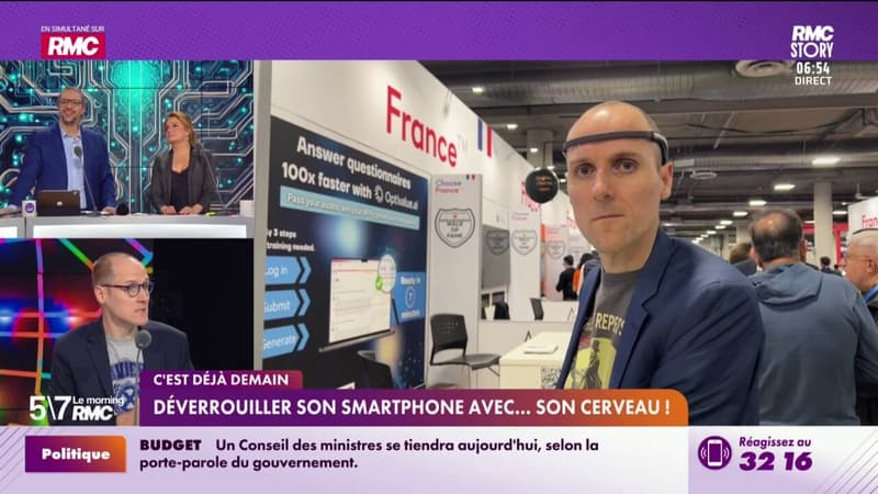 C'est déjà demain - Déverrouiller son smartphone avec son cerveau