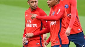 Neymar et Kylian Mbappé