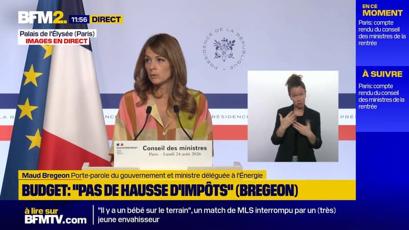 Maud Bregeon sur le budget 2027: "Notre main est tendue aux différentes forces parlementaires"