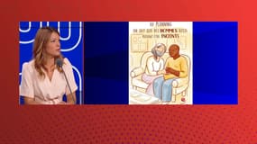 Maud Bregeon sur le plateau des "Grandes Gueules" le lundi 22 août 2022