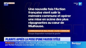 Mulhouse: une plainte déposée après la pose d'une fausse stèle à la nécropole nationale