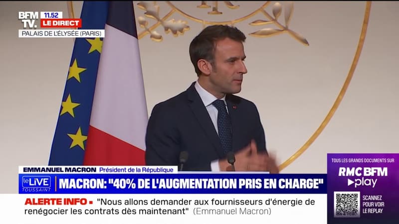 Emmanuel Macron estime que le marché de l'électricité est 