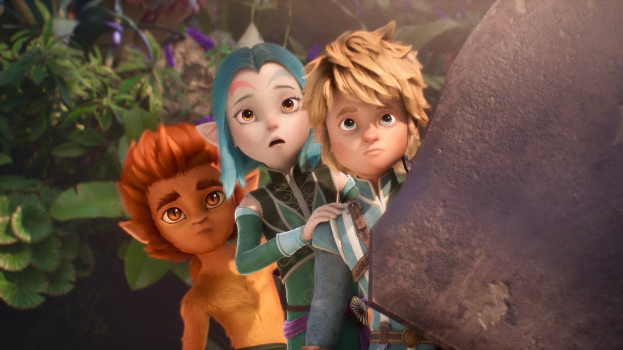 Gryf, Shimmy et Danaël dans le film "Les Légendaires", en salles ce 28 janvier 2026.