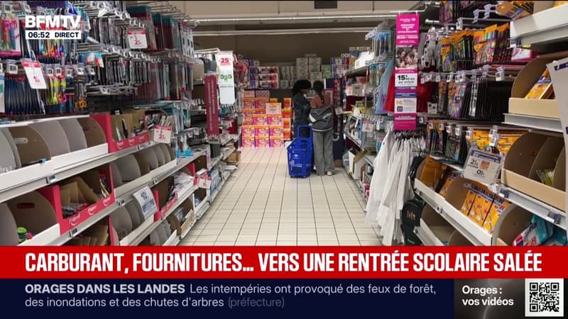 Carburants, fournitures scolaires, alimentation... La rentrée scolaire s'annonce salée pour le portefeuille des Français