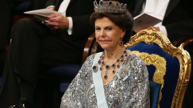 La reine Silvia à Stockholm le 10 décembre 2016