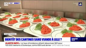 La vice-présidente de l'université de Lille favorable à un menu unique sans viande dans les cantines 