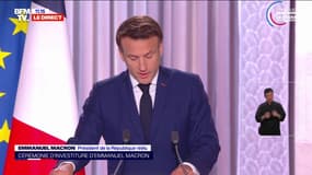 Emmanuel Macron: "C'est dans les temps les plus difficiles que la France révèle le meilleur d'elle-même"