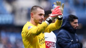 Arnau Tenas lors de Le Havre-PSG le 03/12/2023	