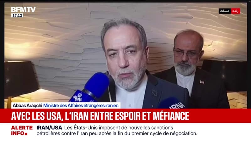 Négociations entre l'Iran et les États-Unis: "C'est un bon début, mais il y a une méfiance très profonde", affirme le ministre des Affaires étrangères iranien