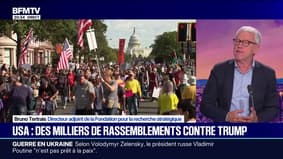 Rassemblements contre Donald Trump aux États-Unis: "C'est assez exceptionnel", explique Bruno Tertrais, directeur adjoint de la Fondation pour la recherche stratégique