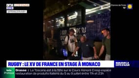 Rugby: le XV de France en stage à Monaco