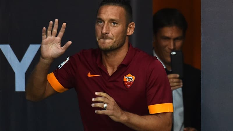 Francesco Totti et Rudi Garcia