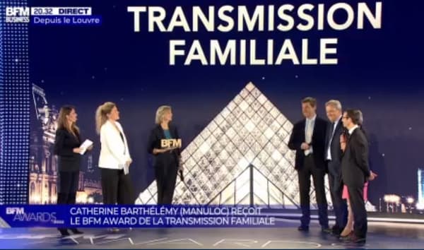 The BFM Award for Family Transmission was given to the Barthélémy (Manuloc) family.