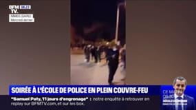 Après une "soirée clandestine" organisée à l'école de police de Nîmes en plein couvre-feu, Gérald Darmanin déplore un comportement "totalement inacceptable"
