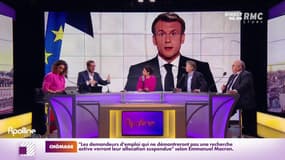 Allocution d'Emmanuel Macron: "Sa dernière contradiction, c'était McFly et Carlito" tacle Nicolas Poincaré sur RMC