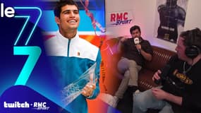 Alcaraz, le nouveau phénomène du tennis mondial ? (Le 7/7, le Twitch de RMC SPORT)