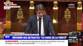 Gabriel Attal sur les retraites: "C'est une réforme ou la faillite"