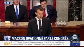 Ce qu'il faut retenir du discours d'Emmanuel Macron devant le Congrès américain (1/2)