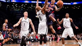 Jeff Teague au duel avec Jarrett Jack