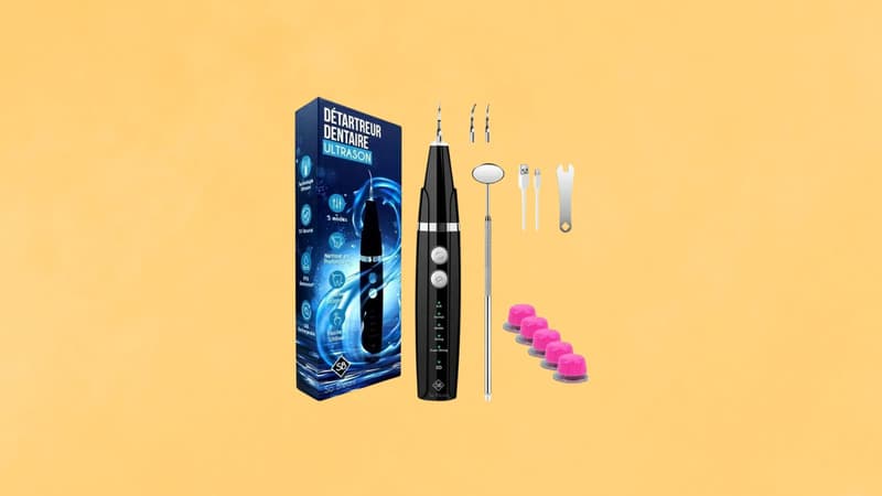 Ce kit de détartrage dentaire efficace à moins de 40 euros fait des merveilles