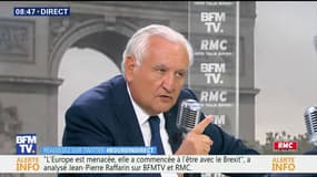 Dossier iranien: "Emmanuel Macron a fait du bon travail" selon Jean-Pierre Raffarin sur RMC et BFMTV