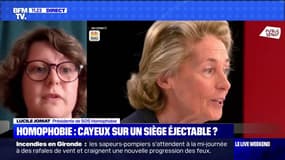 Pour la présidente de SOS Homophobie, la présence de Caroline Cayeux au gouvernement "légitime des paroles LGBTIphobes"