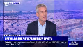 Grève à la SNCF: "Comment peut-on négocier comme ça ? C'est scandaleux", estime Alain Krakovitch (Voyages SNCF)