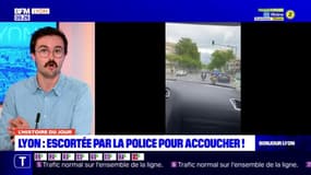 Lyon: escortée par la police pour accoucher