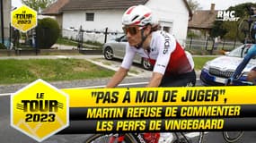 Tour de France E17 : "Ce n'est pas à moi de juger", Martin refuse de commenter les performances de Vingegaard