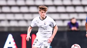 Johann Lepenant (à gauche) lors de Paris FC-Caen, le 19 avril 2022