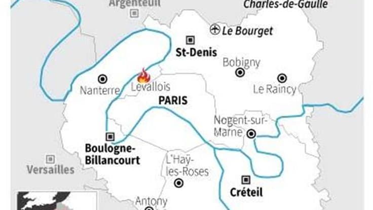 INCENDIE DANS UN POSTE DE TRANSFORMATION D?ÉLECTRICITÉ À LEVALLOIS-PERRET