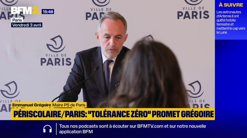 Une "convention citoyenne sur le périscolaire et les temps de l'enfant" sera organisée à Paris, annonce Emmanuel Grégoire