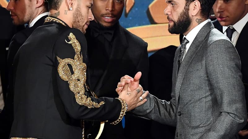 Neymar et Daniel Alves