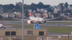 L'A330 de la Swiss Airlines a été contraint d'interrompre son décollage. 