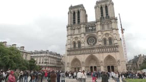 La cathédrale de Notre-Dame de Paris, le 21 avril