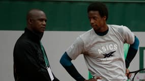 Rufin et Gaël Monfils, à Paris le 24 mai 2014