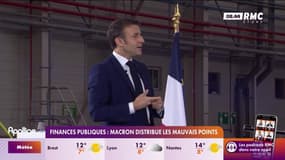 Finances publiques : Macron distribue les mauvais points