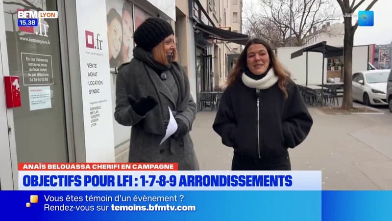 Anaïs Belouassa Cherifi (LFI) en Campagne