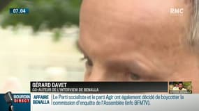 Affaire Benalla: "Collomb connaissait Benalla depuis la campagne, dire le contraire n'est pas crédible", estime Gérard Davet