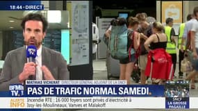 Montparnasse: Pour demain la SNCF s'engage à faire circuler "au moins 70% des trains"