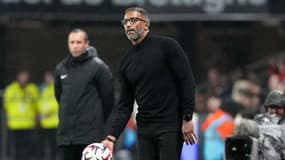Habib Beye lors de Rennes-Reims, le 21 février 2025