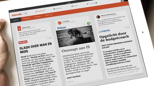 Blendle propose des articles à l'unité pour environ 20 cents, et touche 30% de commission sur la vente.