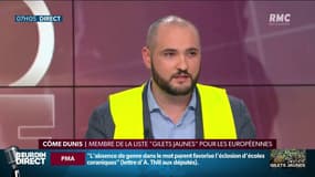 Côme Dunis, membre de la liste "gilets jaunes" pour les européennes: "On veut être un parti innovant" 