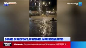 Orages : un torrent d'eau à l'Estaque