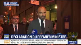 Attaque au couteau à Paris : déclaration du Premier ministre