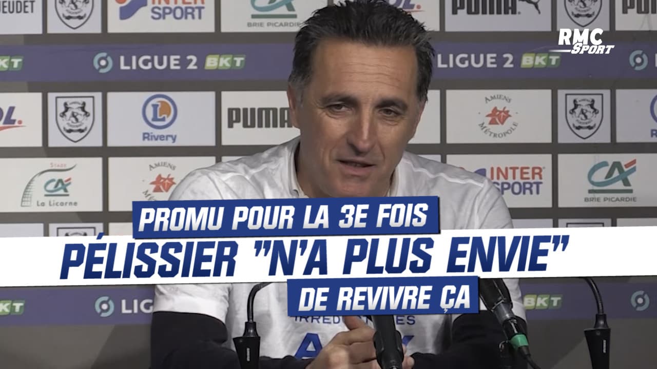 Promu pour la 3e fois de sa carrière en Ligue 1, Pélissier "n'a plus envie de faire une montée" thumbnail