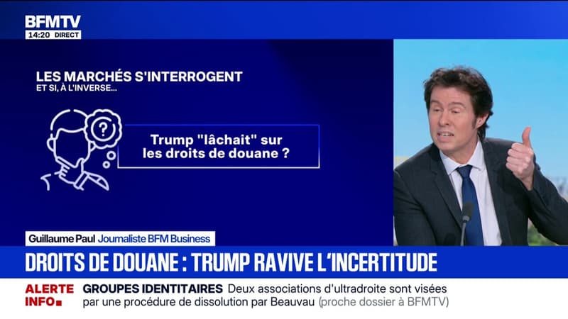 Droits de douane: Donald Trump ravive l'incertitude des marchés