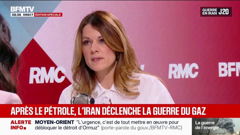 Carburants: "Ce que l'on vit maintenant, c'est les conséquences de ce qui se passe en Iran", affirme Maud Bregeon, porte-parole du gouvernement
