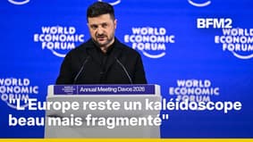 Au Forum de Davos, Volodymyr Zelensky juge l'Europe "perdue" face à Donald Trump