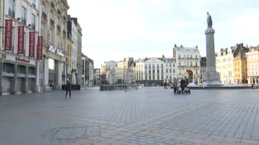 Lille vidée de ses habitants.